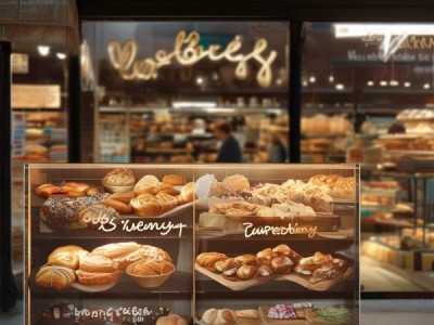 烘焙店视觉与功能广告位设计